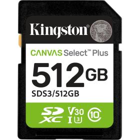 Kingston 512GB SDXC Canvas Select Plus