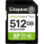 Kingston 512GB SDXC Canvas Select Plus