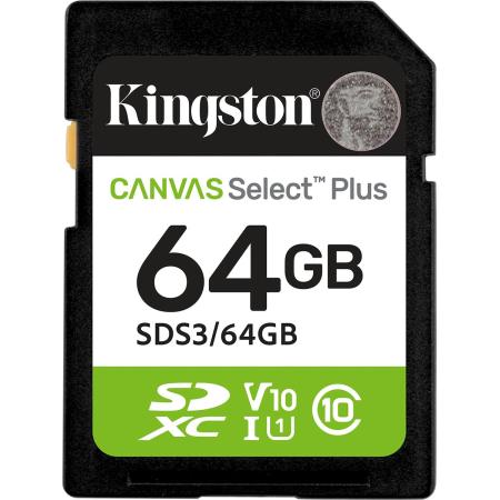 Kingston 64GB SDXC Canvas Select Plus