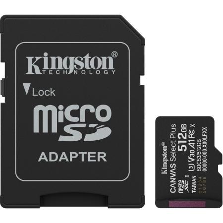 Kingston 512GB MicroSDXC Canvas Select