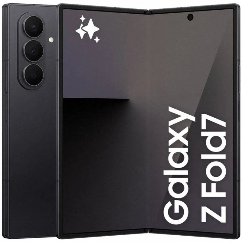 Smartphone Samsung Galaxy Z Fold7 12GB/ 256GB/ 8'/ 5G/ Negro Oscuro