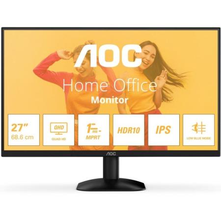 Monitor Profesional AOC Q27B35E 27'/ QHD/ Negro