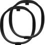 Radius Pair Of RAD-2 Hoops Standard Firmness 72-SHORE (Black - Hoops Only)