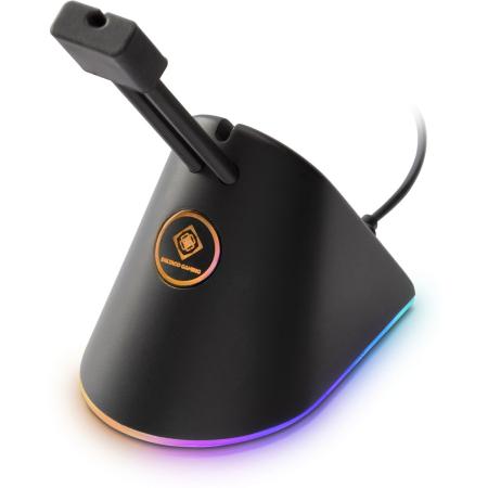 Deltaco Gaming RGB Mouse Bungee 8 RGB Modes USB-C - Black