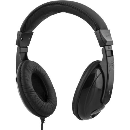 Deltaco Stereo Headphones Over-Ear 1X 3.5 mm - Black