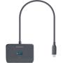 Deltaco Usbc-HUB203 USB-C Hub w/ 4 X USB-A Ports - 5 GBIT/s - USB-C - Black