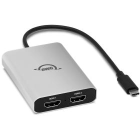 OWC USB-C Dual HDMI 4K Display Adapter w/ Displaylink For Apple Silicon M1 to M4
