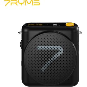 7Ryms WA1 Presentatie-Speaker w/ Wireless Headset - Black