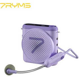 7Ryms WA1 Presentatie-Speaker w/ Wireless Headset - Purple