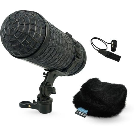 Radius Mini-Alto 180 &amp;amp; RAD-2 Kit w/ 3-PIN XLR Cable Black Fur