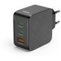 Hama Fast Charger 2X USB-C PD 1X USB-A QC 65 W Black