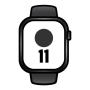 Apple Watch Series 11/ GPS/ 46mm/ Negro Azabache/ Correa Deportiva Negra (S/M)