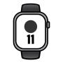 Apple Watch Series 11/ GPS/ 46mm/ Gris Espacial/ Correa Deportiva Negra (S/M)