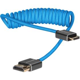 Kondor Blue KB-MN-FHDMI-12 Coiled Mini HDMI To Full HDMI 12-24&amp;quot;