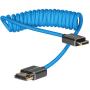 Kondor Blue KB-MN-FHDMI-12 Coiled Mini HDMI To Full HDMI 12-24&amp;quot;