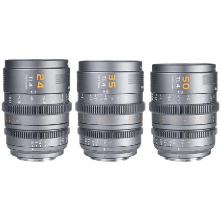 Sirui Vision Prime 1 Series T1.4 Cine Lens Kit 24mm/35mm/50mm (Metal Grey)
