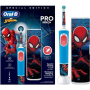 Cepillo Dental Oral-B Pro Kids 3 Spiderman Especial Edition/ Incluye 1 Recambio y estuche de viaje