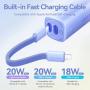 Powerbank 5000mAh Vention FHWJ0/ 20W/ Dorado