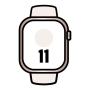 Apple Watch Series 11/ GPS/ Cellular/ 46mm/ Oro Rosa/ Correa Deportiva Rosa Rubor M/L