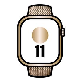 Apple Watch Series 11/ GPS/ Cellular/ 46mm/ Titanio Dorado/ Correa Milanese Dorada Loop S/M