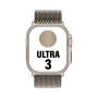 Apple Watch Ultra 3/ GPS/ Cellular/ 49mm/ Caja de Titanio Natural/ Correa Milanese L