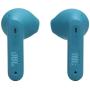 Auriculares Bluetooth JBL Tune Flex 2 con estuche de carga/ Autonomía 12h/ Azul Turquesa