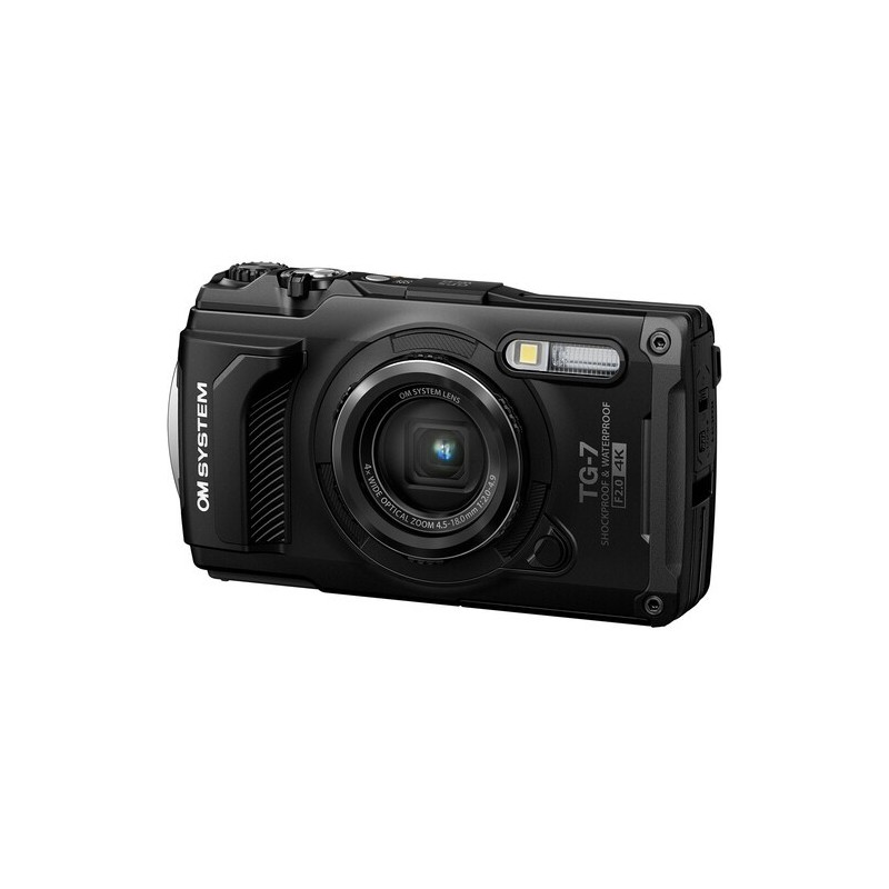 OM System Tough TG-7 Negra – Cámara Compacta Todoterreno Sumergible