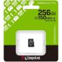 Tarjeta de Memoria Kingston CANVAS Select Plus 256GB microSD XC/ Clase 10/ 150MBs