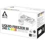 Sistema de Refrigeración Líquida Arctic Liquid Freezer III 240 A-RGB/ Blanco