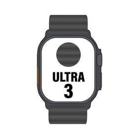 Apple Watch Ultra 3/ GPS/ Cellular/ 49mm/ Caja Titanio Negro/ Correa Ocean Negra
