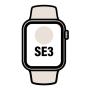 Apple Watch SE3/ GPS/ Cellular/ 44mm/ Caja de Aluminio Blanco Estrella/ Correa Deportiva Blanco Estrella S/M
