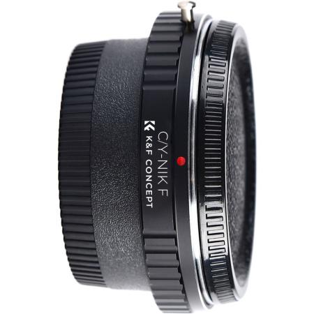 K&amp;F Concept Lens Adapter Contax Yashica Nikon F (w/ Glass)