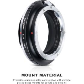 K&amp;F Concept Lens Adapter Canon EOS (EF / EF-S) Fujifilm GFX