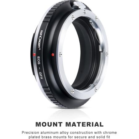 K&amp;F Concept Lens Adapter Canon EOS (EF / EF-S) Fujifilm GFX