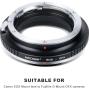K&amp;F Concept Lens Adapter Canon EOS (EF / EF-S) Fujifilm GFX