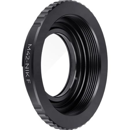 K&amp;F Concept Lens Adapter M42 Nikon F (w/ Glass)