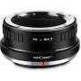 K&amp;F Concept Lens Adapter Pentax K Nikon Z