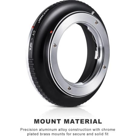 K&amp;F Concept Lens Adapter Contax Yashica Fujifilm GFX