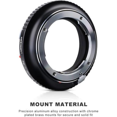 K&amp;F Concept Lens Adapter Pentax K Fujifilm GFX