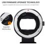 K&amp;F Concept Auto Focus Lens Adapter Canon EF / EF-S Sony E-Mount