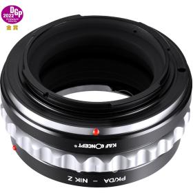 K&amp;F Concept Lens Adapter Pentax K/DA Nikon Z