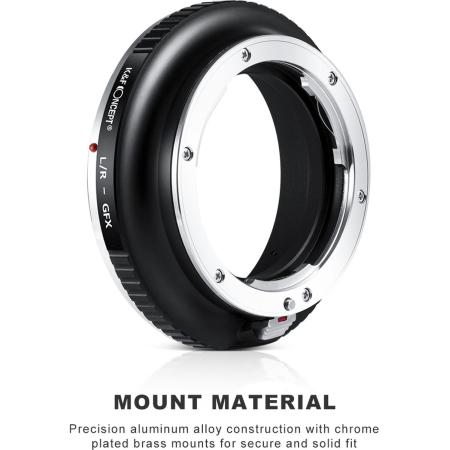 K&amp;F Concept Lens Adapter Leica R Fujifilm GFX