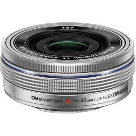 OM SYSTEM M.Zuiko Digital ED 14-42mm f/3.5-5.6 EZ (Pancake Zoom) Silver