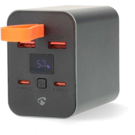 Nedis PowerBank | 30000 mAh | 1.5 / 2.0 / 3.0 / 5.0 A | PD3.0| Lithium-Polymeer