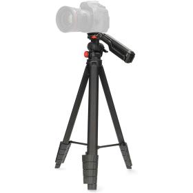 Nedis Tripod|5 Segmenten|Pan &amp;amp; Tilt| Incl. travelbag | ABS / Aluminium | Black