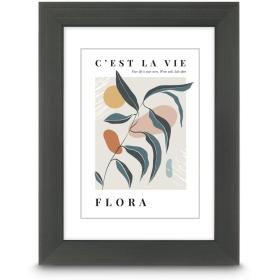 Hama Plastic Frame Flora Contrastgrijs 13 X 18 cm