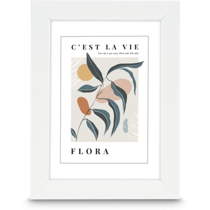Hama Plastic Frame Flora White 20 X 30 cm