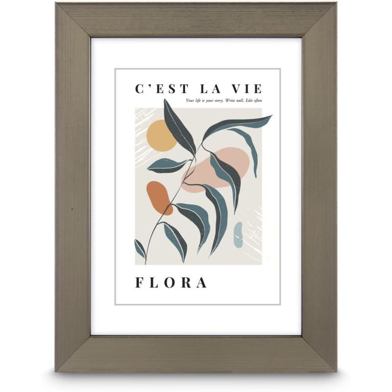Hama Plastic Frame Flora Steel 20 X 30 cm