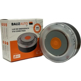 Luz baliza de emergencia para coche Balizauto Connected V16 PD-000093/ Homologada/ Base Imantada/ Geolocalizable/ Funciona a Pil
