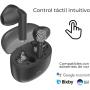 Auriculares Bluetooth ZTE Buds 2 con estuche de carga/ Autonomía 5h/ Negros
